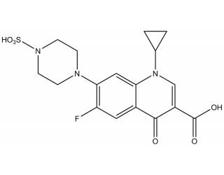 Ciprofloxacin piperazinyl-N4 sulfate salt