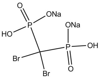 Dibromomethylene diphosphonic acid sodium salt