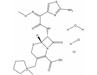 Cefepime dihydrochloride salt monohydrate