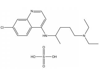 Chloroquine sulfate salt