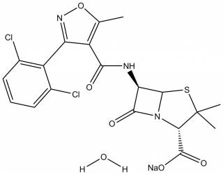 Dicloxacillin sodium salt monohydrate