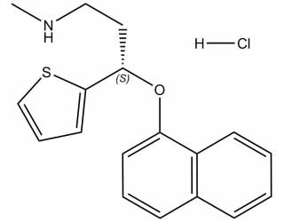 Duloxetine hydrochloride salt