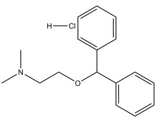 Diphenhydramine  hydrochloride salt