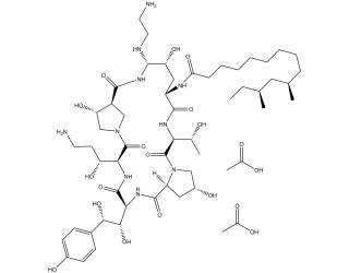 Caspofungin diacetate salt