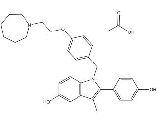 Bazedoxifene acetate salt
