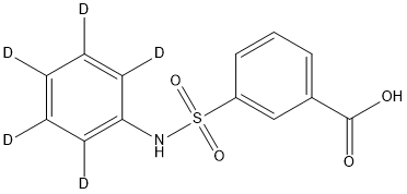 3-[(Phenyl-d5-amino)sulfonyl] Benzoic Acid