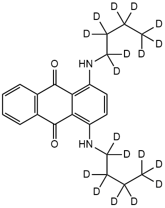 1,4-Bis(butyl-d9-amino)-9,10-anthraquinone