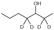 3-Heptyl-2,2,4,4-d4 Alcohol