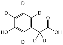 3-Hydroxyphenyl-2,4,5,6-d4 acetic-d2 Acid