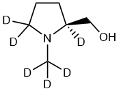 (S)-2-Hydroxymethyl-1-methyl-d3-pyrrolidine-2,5,5-d3