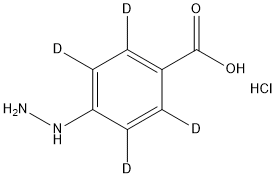 4-Hydrazinobenzoic-2,3,5,6-d4 Acid HCl