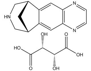 Varenicline tartrate salt
