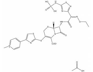 Ceftaroline fosamil acetate salt