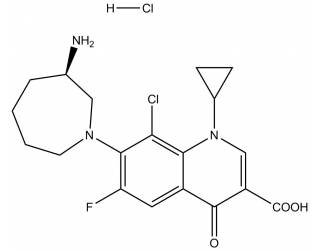 Besifloxacin hydrochloride salt