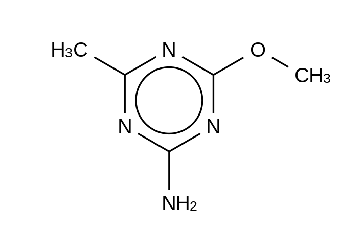 2-Amino-4-methoxy-6-methyl-1,3,5-triazine