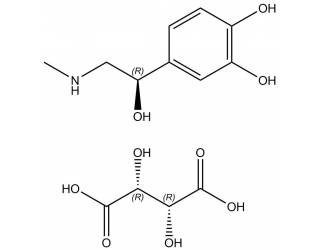 (-)-Epinephrine (+)-bitartrate salt