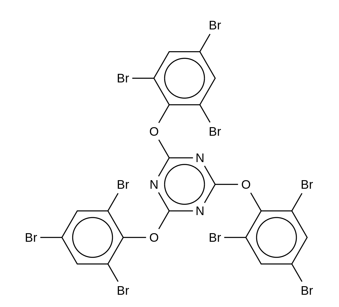 2,4,6-Tris(2,4,6-tribromophenoxy)-1,3,5-triazine