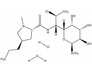 Clindamycin hydrochloride salt monohydrate