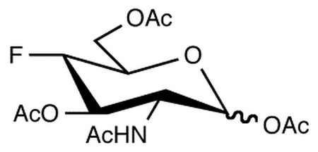 2-Acetamido-4-fluoro-1,3,6-tri-O-acetyl-2,4-dideoxy-D-glucopyranose
