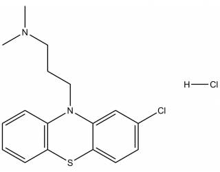 Chlorpromazine hydrochloride salt