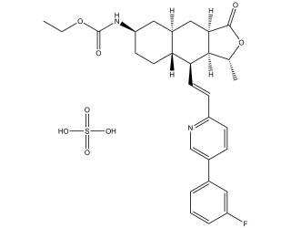 Vorapaxar sulfate salt