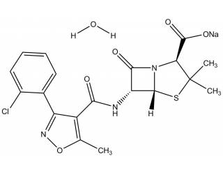 Cloxacillin sodium salt monohydrate