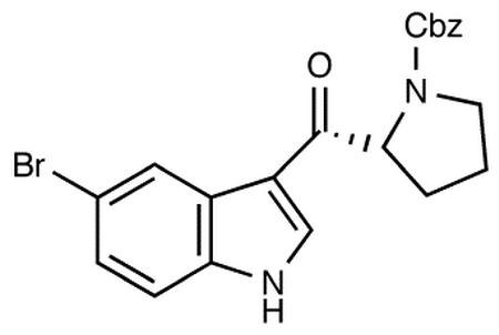 R-3-(N-Benzyloxycarbonylpyrrolidin-2-ylcarbonyl)-5-bromo-1H-indole
