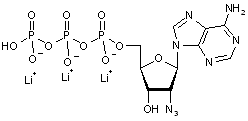 2-Azido-2-deoxyadenosine-5-triphosphate lithium salt, solution in water