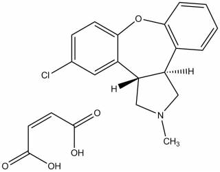 Asenapine maleate salt, racemic mixture