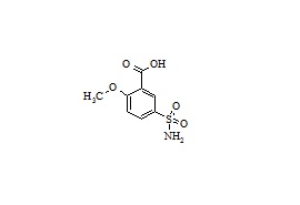 5-Sulphamoyl-2-methoxy benzoic acid
