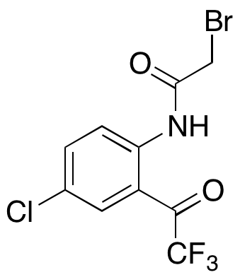 2-Bromo-N-[4-chloro-2-(trifluoroacetyl)phenyl]acetamide