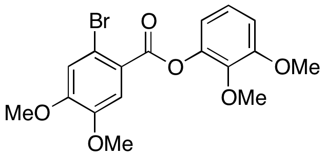 2-Bromo-4,5-dimethoxybenzoic Acid 2,3-Dimethoxyphenyl Ester