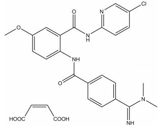 Betrixaban maleate salt