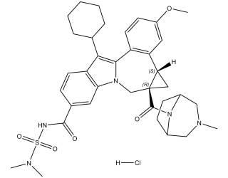 Beclabuvir hydrochloride salt