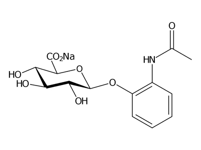 2-(Acetylamino)phenyl β-D-glucopyranosiduronic acid, sodium salt