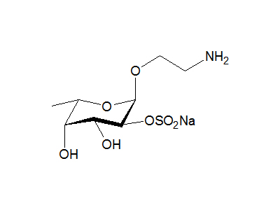 2-Aminoethyl 2-O-sulfo-α-L-fucopyranoside sodium salt