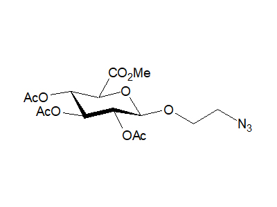 2-Azidoethyl 2,3,4-tri-O-acetyl-β-D-glucopyranosiduronic acid methyl ester