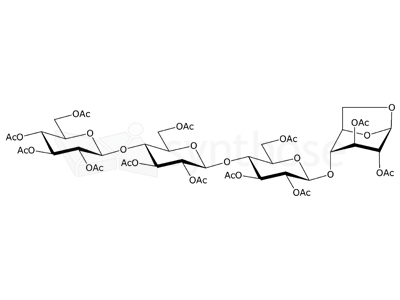 1,6-Anhydro-β-D-cellotetraose dodecaacetate