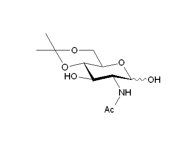 2-Acetamido-2-deoxy-4,6-O-isopropylidene-D-glucopyranose