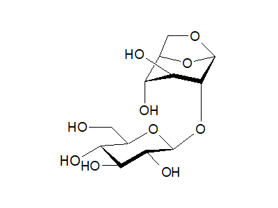 1,6-Anhydro-2-O-β-D-glucopyranosyl-β-D-glucopyranose