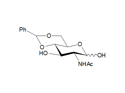 2-Acetamido-4,6-O-benzylidene-2-deoxy-D-glucopyranose