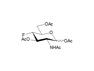 2-Acetamido-1,3,6-tri-O-acetyl-2,4-dideoxy-4-fluoro-D-glucopyranose