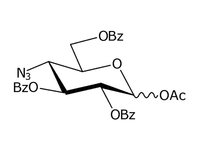 1-O-Acetyl-4-azido-2,3,6-tri-O-benzoyl-4-deoxy-D-glucopyranose