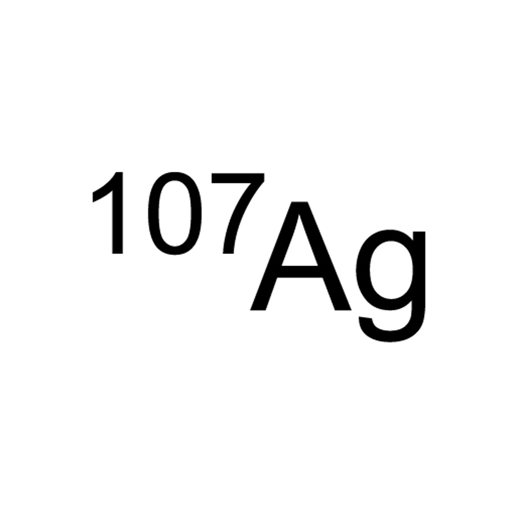Silver-107 metal (¹⁰⁷Ag)