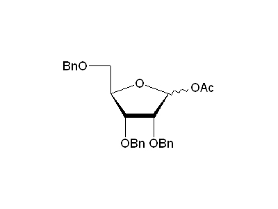 1-O-Acetyl-2,3,5-tri-O-benzyl-D-ribofuranose