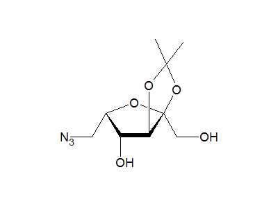 6-Azido-6-deoxy-2,3-O-isopropylidene-α-L-sorbofuranose