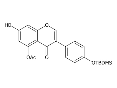 5-O-Acetyl-4'-O-tert-butyldimethylsilyl-genistein