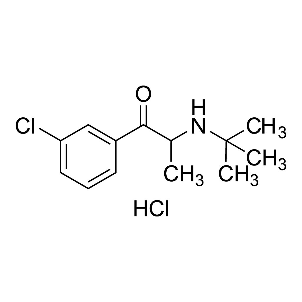 Bupropion·HCl (unlabeled) 1.0 mg/mL in MeOH (As free base)