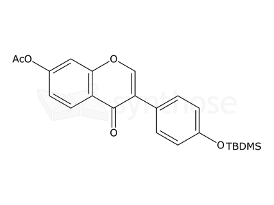 4'-tert-Butyldimethylsilyl-daidzein-7-acetate