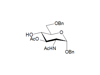Benzyl 2-acetamido-3-O-acetyl-6-O-benzyl-2-deoxy-α-D-glucopyranoside
